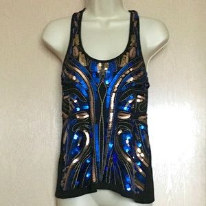 Almost Famous Sequin top - S